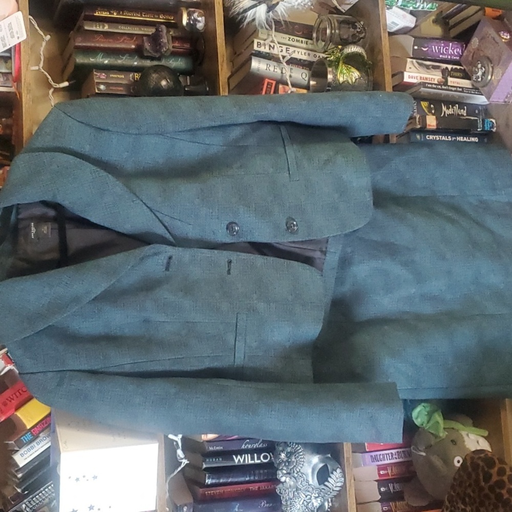 Teal suit